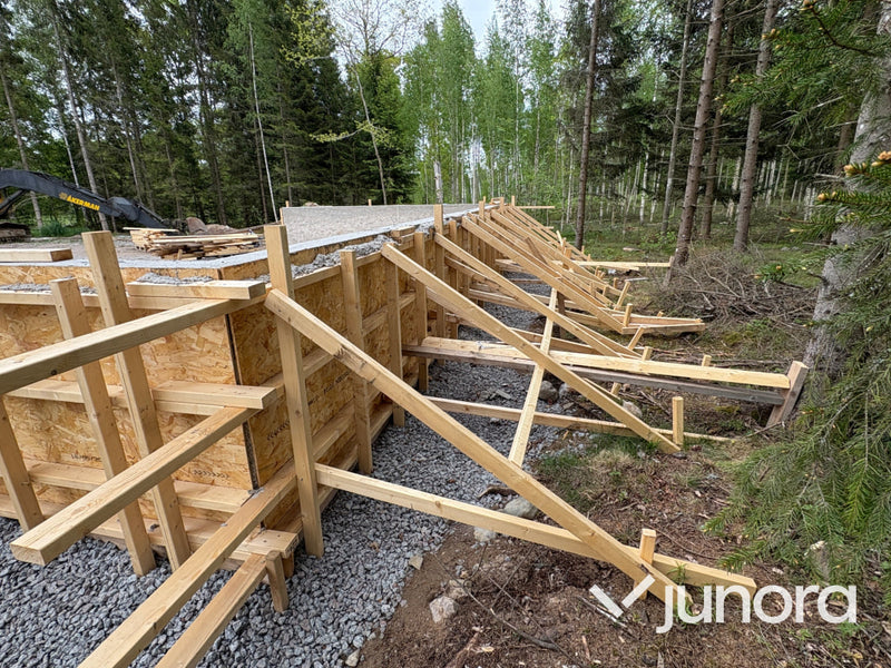 Gjutformar och extra virke