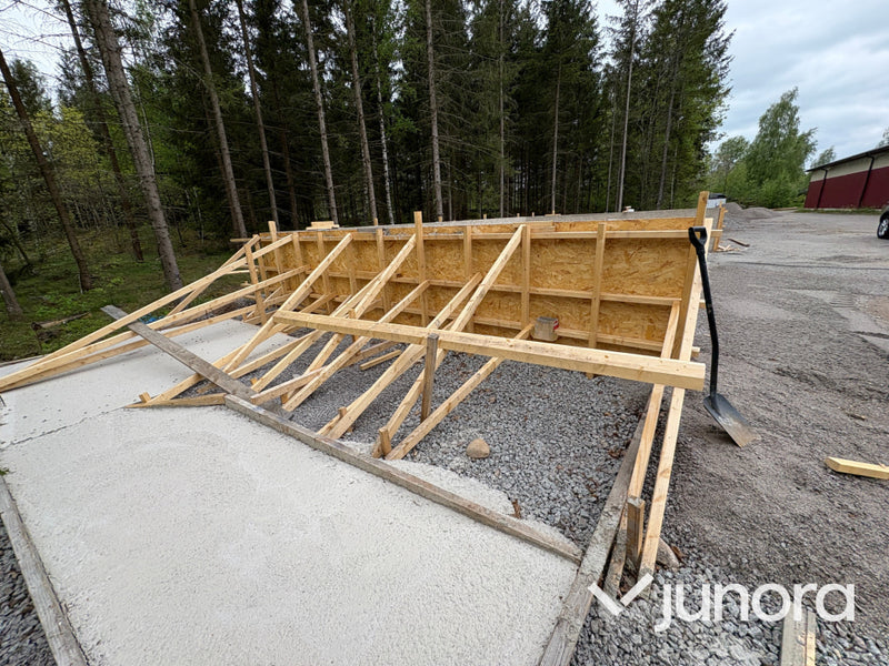 Gjutformar och extra virke