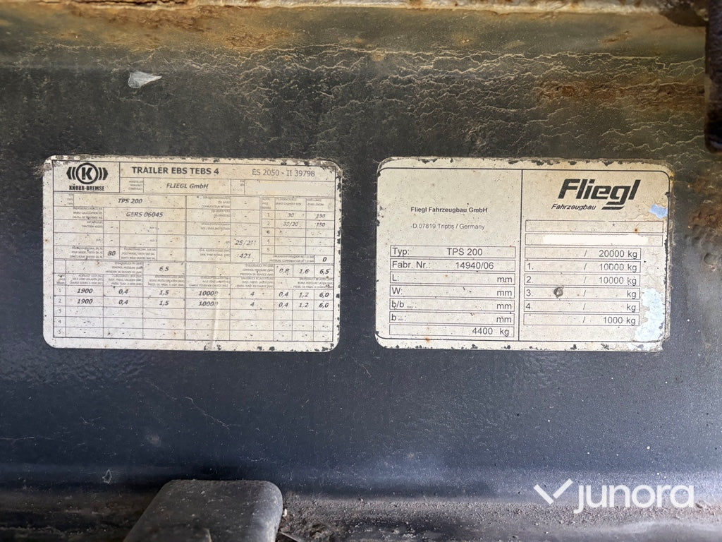Flaksläp Fliegl TPS 200