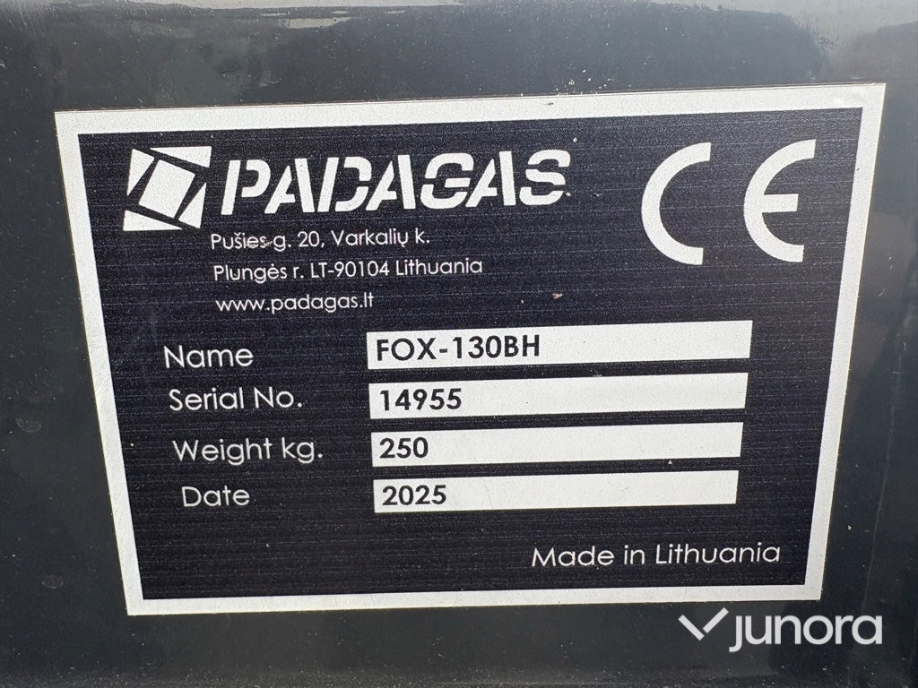 Sopvalls - PADAGAS, Fox 130BH