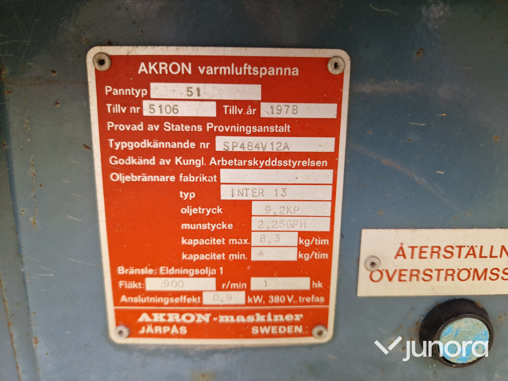 Varmluftpanna - Akron, 51