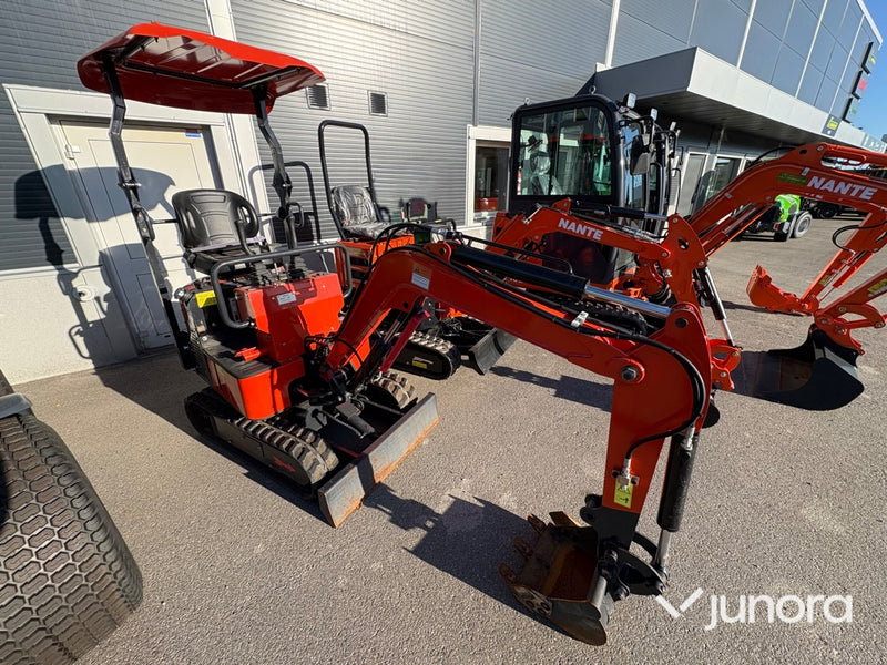 Minigrävare - Nante, NT12, Breddbar undervagn