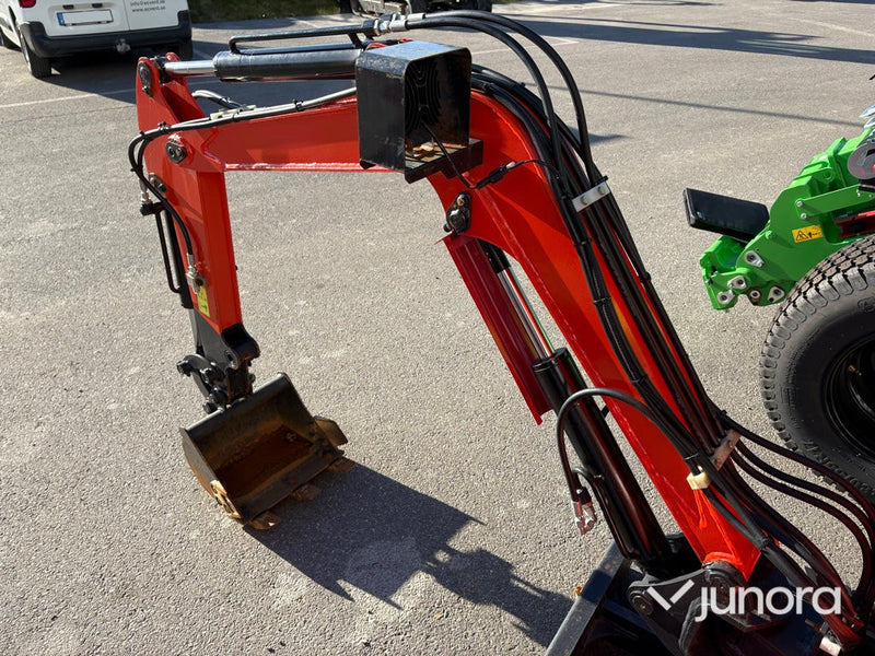 Minigrävare - Nante, NT12, Breddbar undervagn