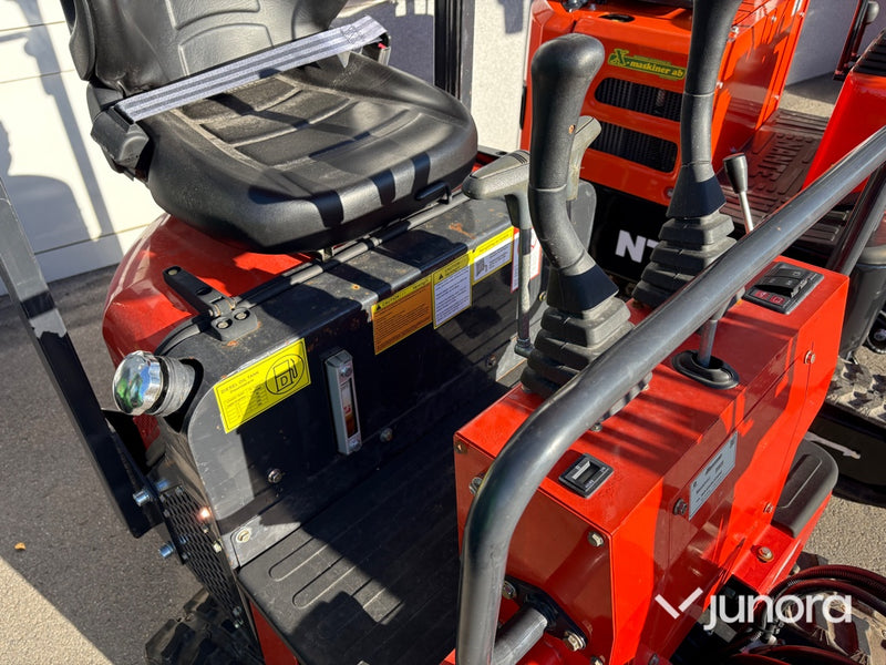 Minigrävare - Nante, NT12, Breddbar undervagn