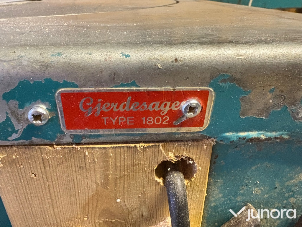 Gjerdessåg typ 1802