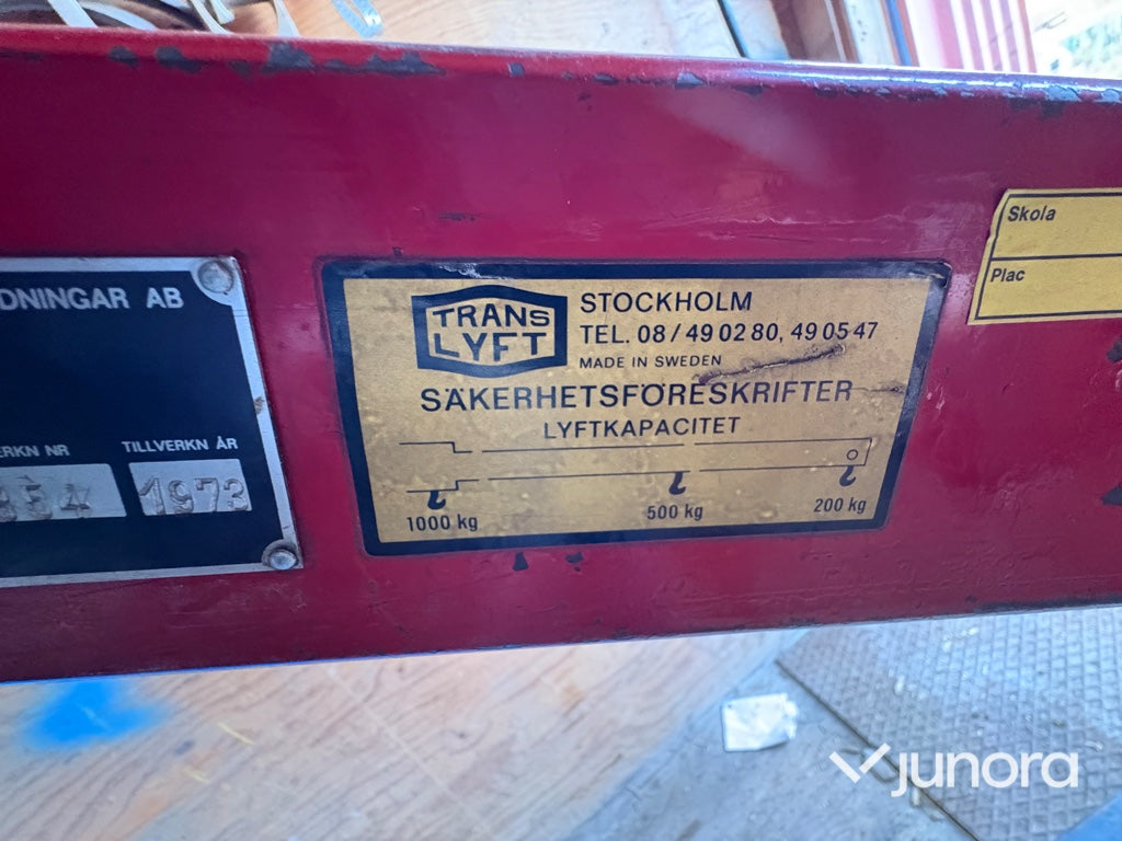 Motorlyft - 1000 kg