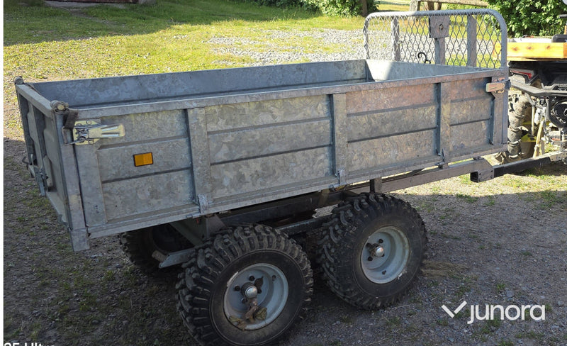 Tippvagn - 1,5 ton t fyrhjuling/UTV