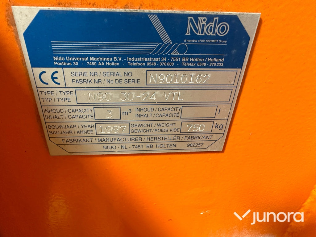 Kalkspridare - Nido, N90, 3 m³