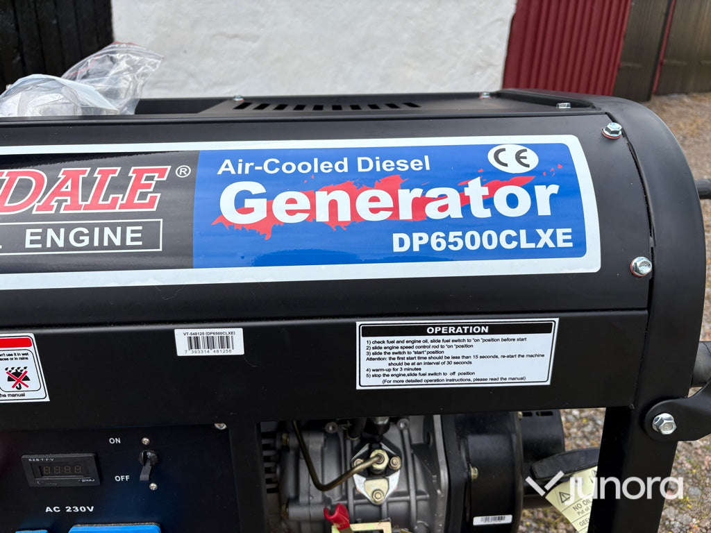 Dieselaggregat - Glendale, DP6500CLXE, 5,3 kW