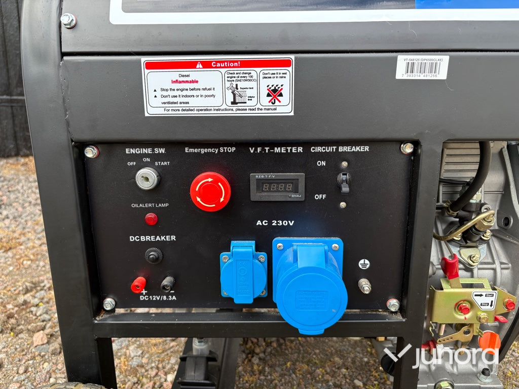 Dieselaggregat - Glendale, DP6500CLXE, 5,3 kW