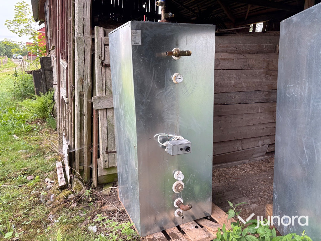 Vedpanna inkl. 2 st Borö 500L ackumulatortankar