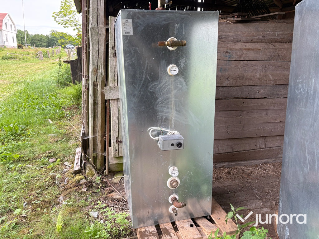 Vedpanna inkl. 2 st Borö 500L ackumulatortankar