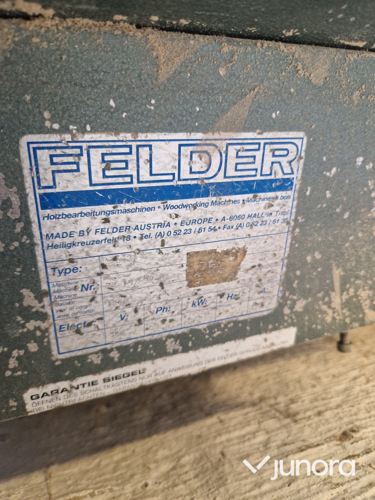 Rikt Och Planhyvel Felder