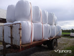 Hö/Hösilage - 10 st, plastad rundbal 120cm