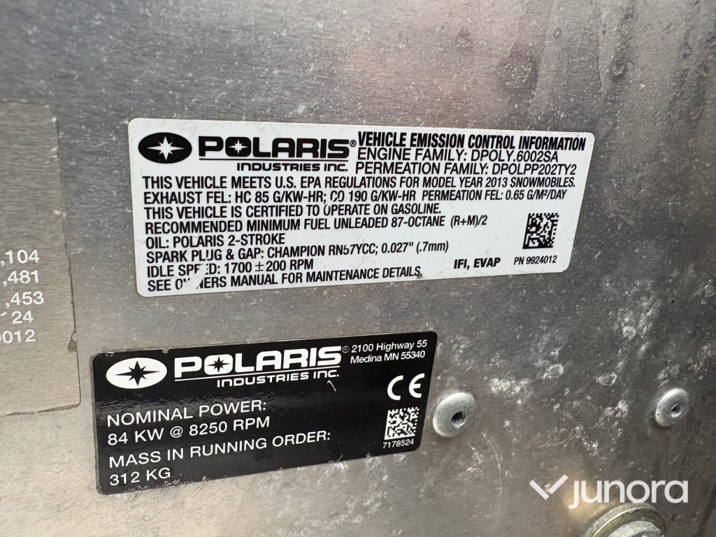 Snöskoter - Polaris Widetrak 600 IQ