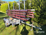 Bungy Trampoline Mobil på kärra