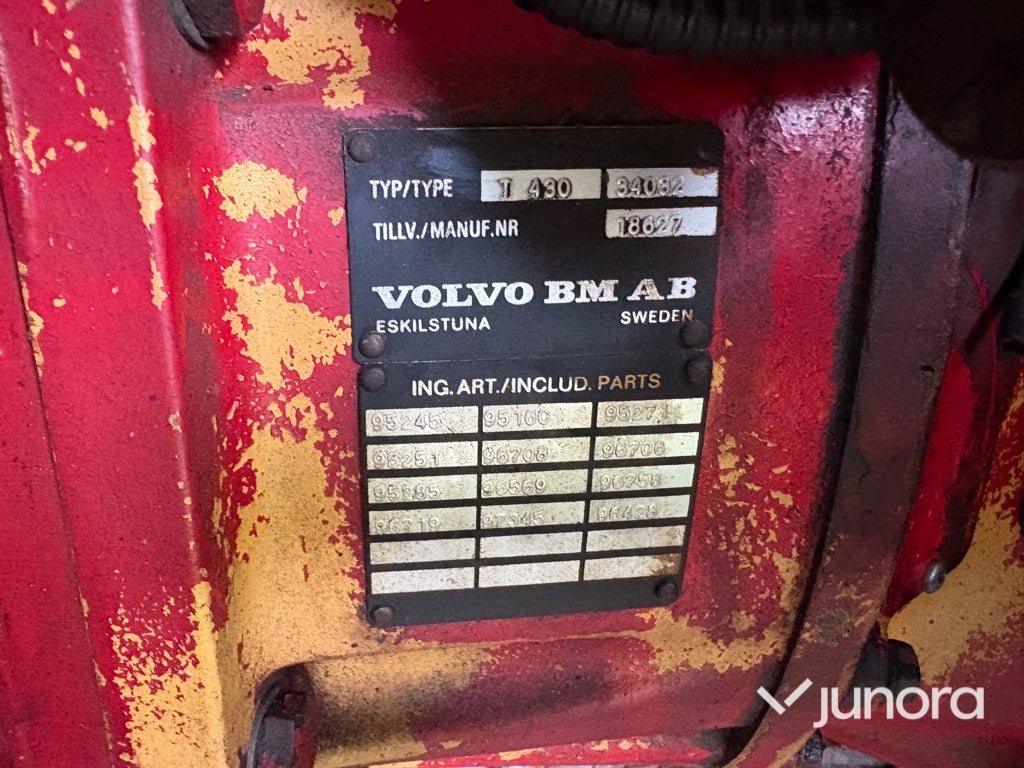 Traktor - Volvo-BM, T 430, Med vinsch