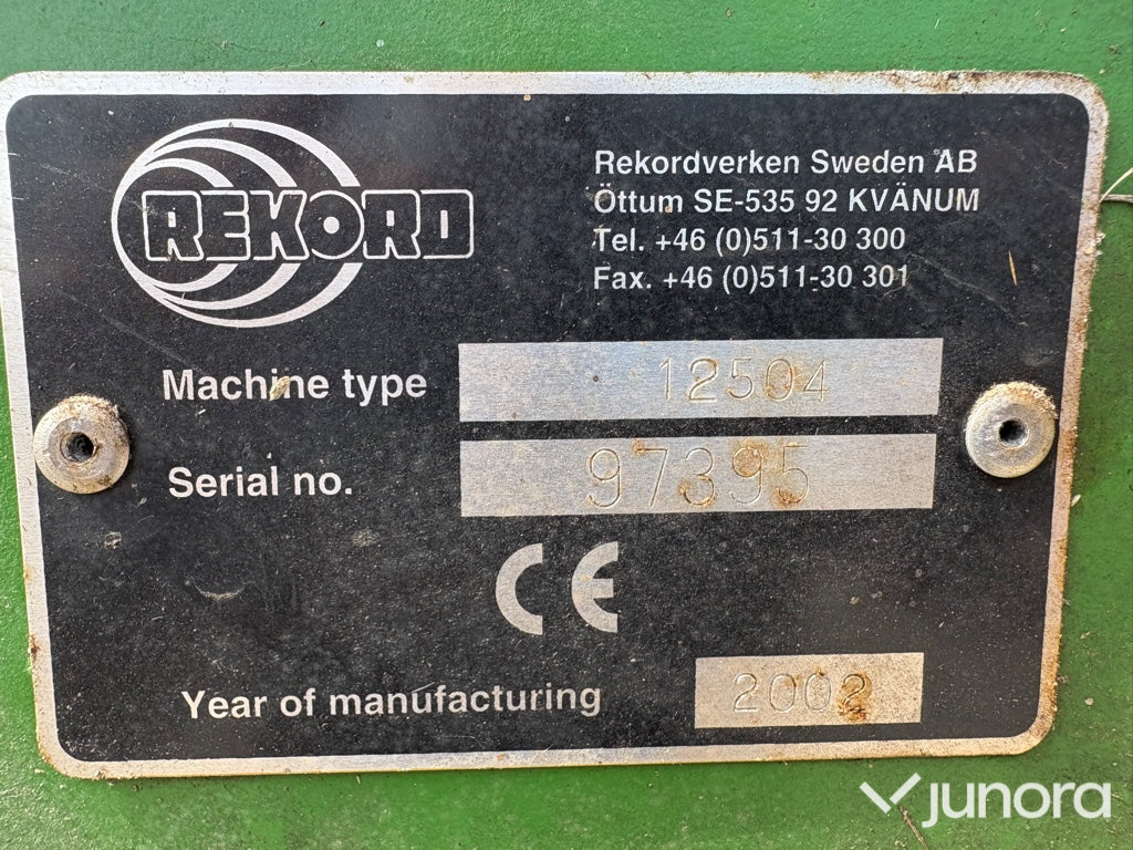 Rundbalsrivare med buffertbord