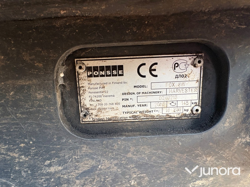 Skördare – Ponsse Fox