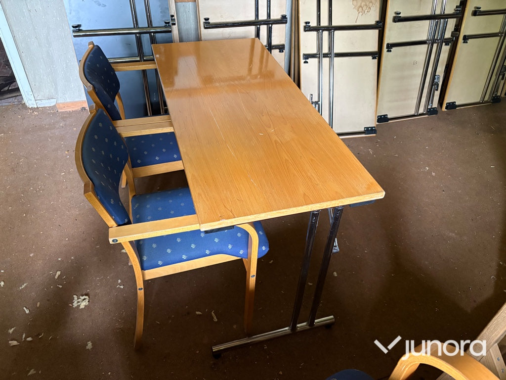 Parti med konferensbord och stolar – 30 bord & 60 stolar