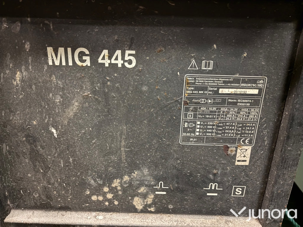 Migatronic MIG 445 Svetspaket – Industrisvets