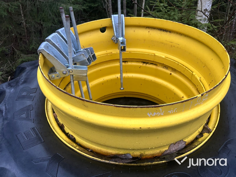 Dubbelmontage till traktor – 480/70R30 & 620/70R42