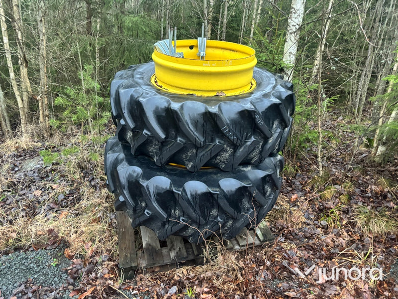 Dubbelmontage till traktor – 480/70R30 & 620/70R42