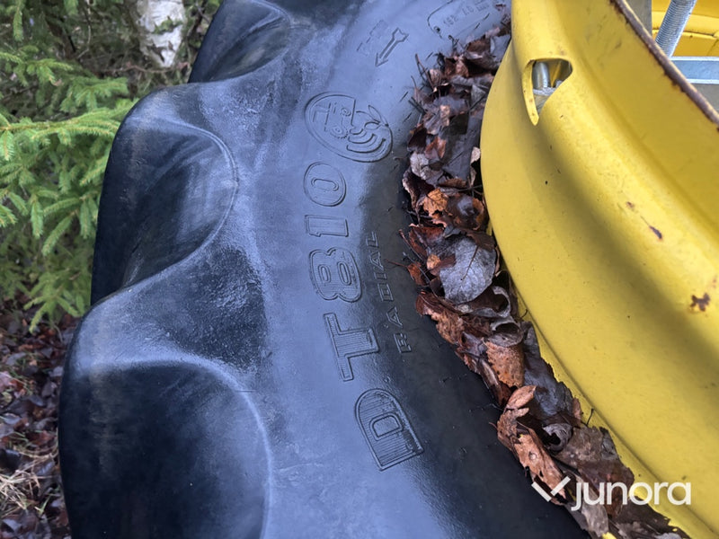 Dubbelmontage till traktor – 480/70R30 & 620/70R42