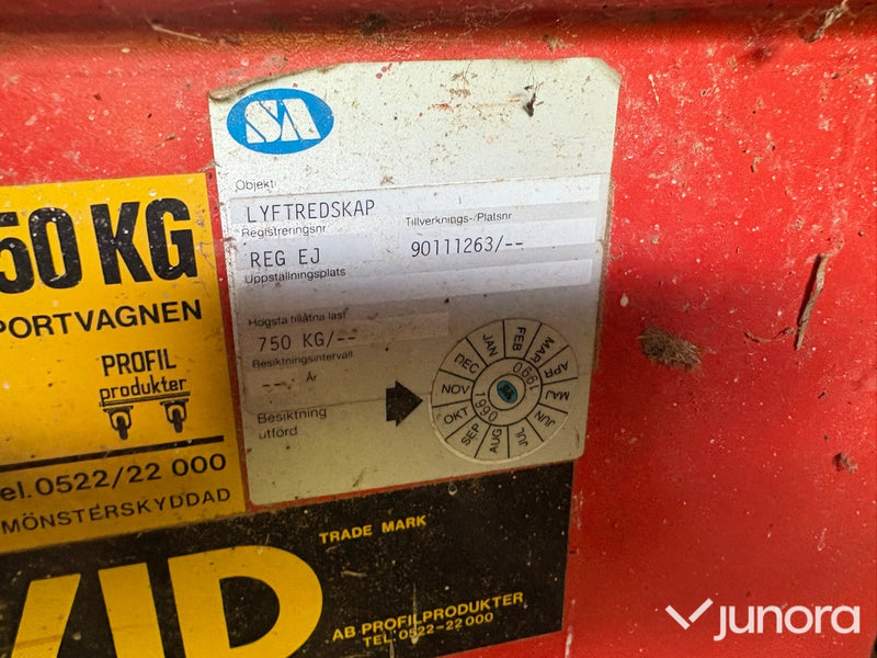 Fodervagn 400 liter