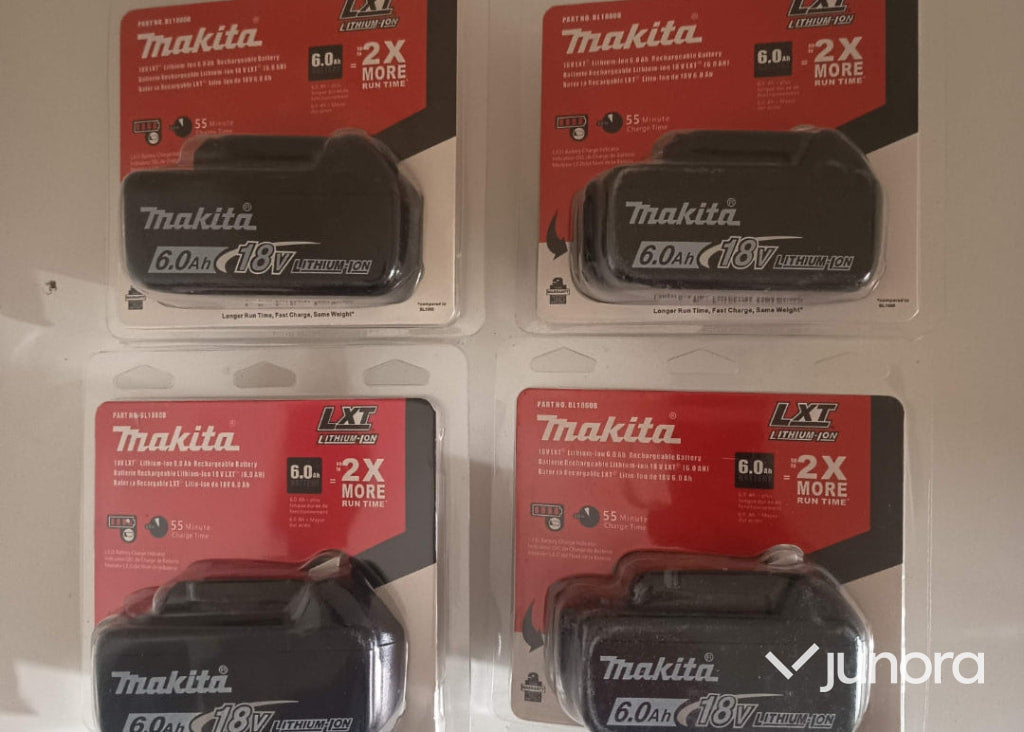 Batterier - Makita 18V 6.0Ah (4 st)