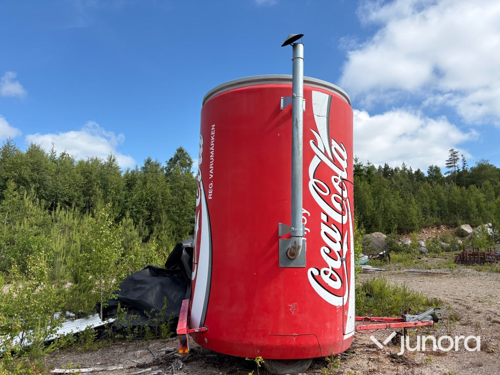 Bastu - Mobil vedeldad bastu på släpvagn