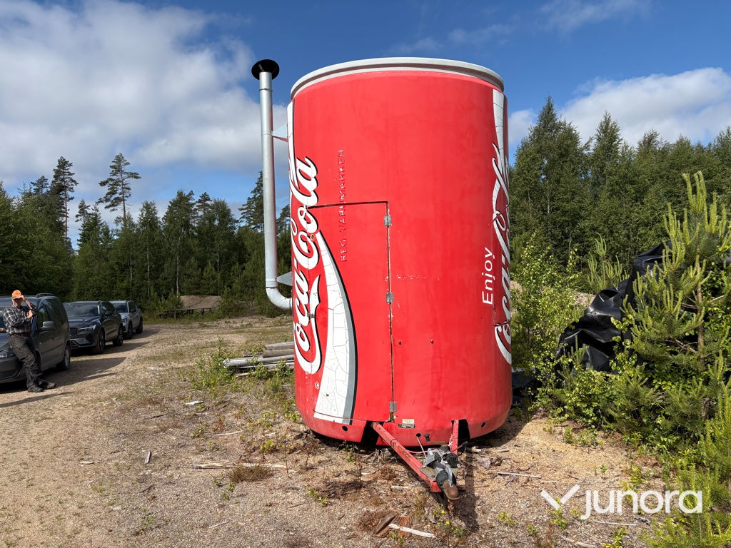 Bastu - Mobil vedeldad bastu på släpvagn