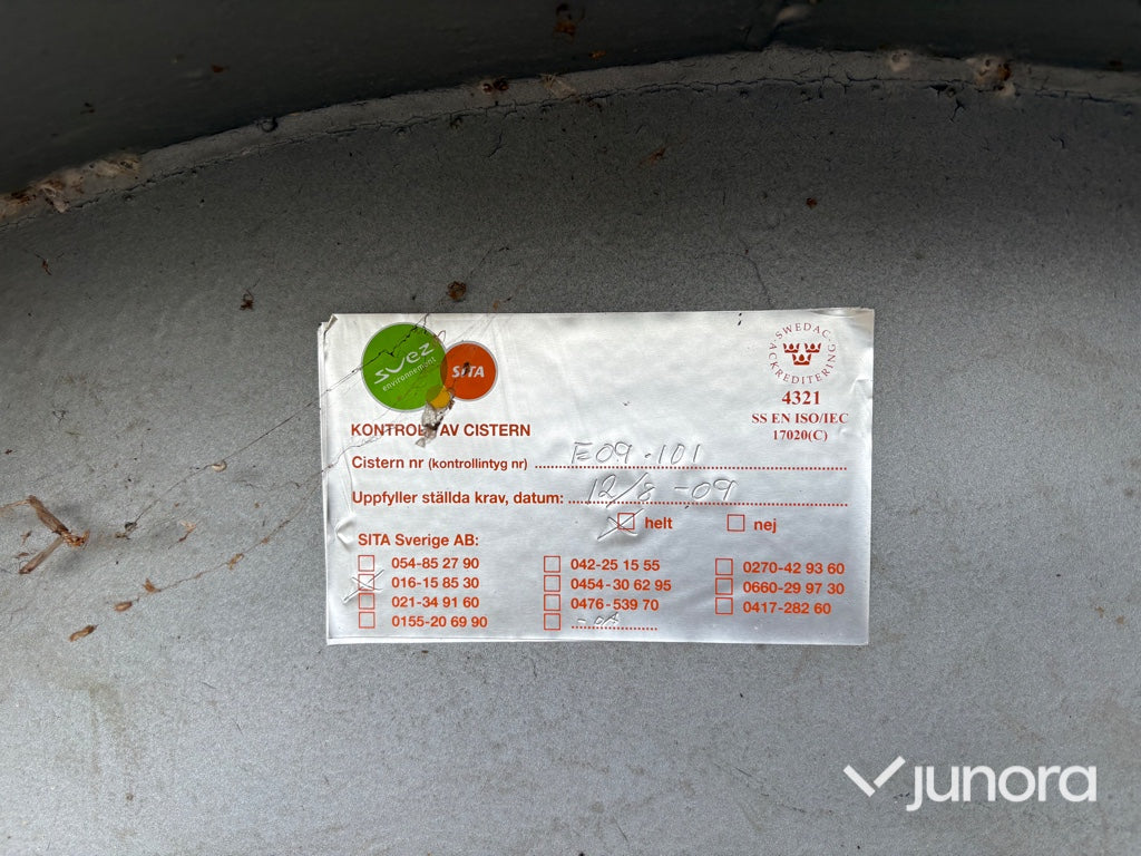 Dieseltank ABG 5 kubik med pump