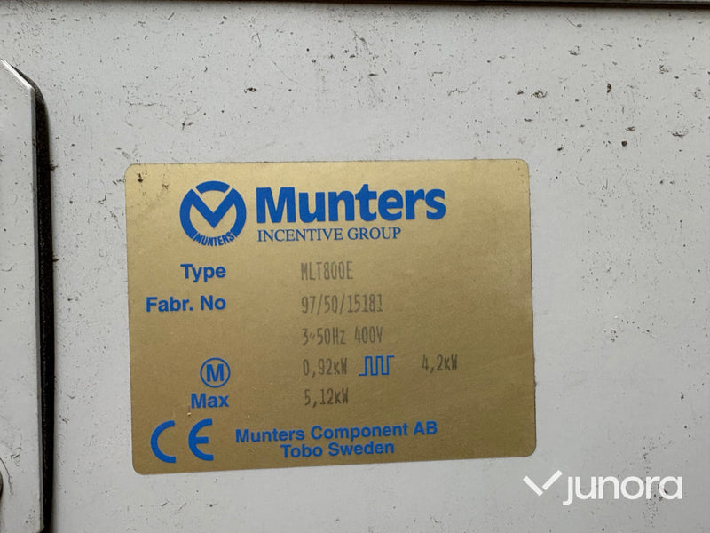 Munters MLT 800 + Munters Humimax 4000