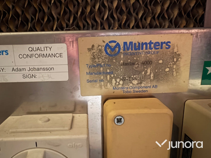 Munters MLT 800 + Munters Humimax 4000