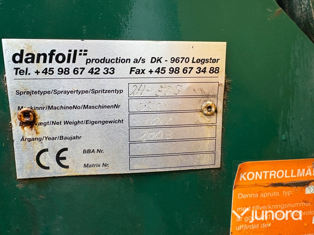 Växtskyddsspruta - Danfoil 24-ED5