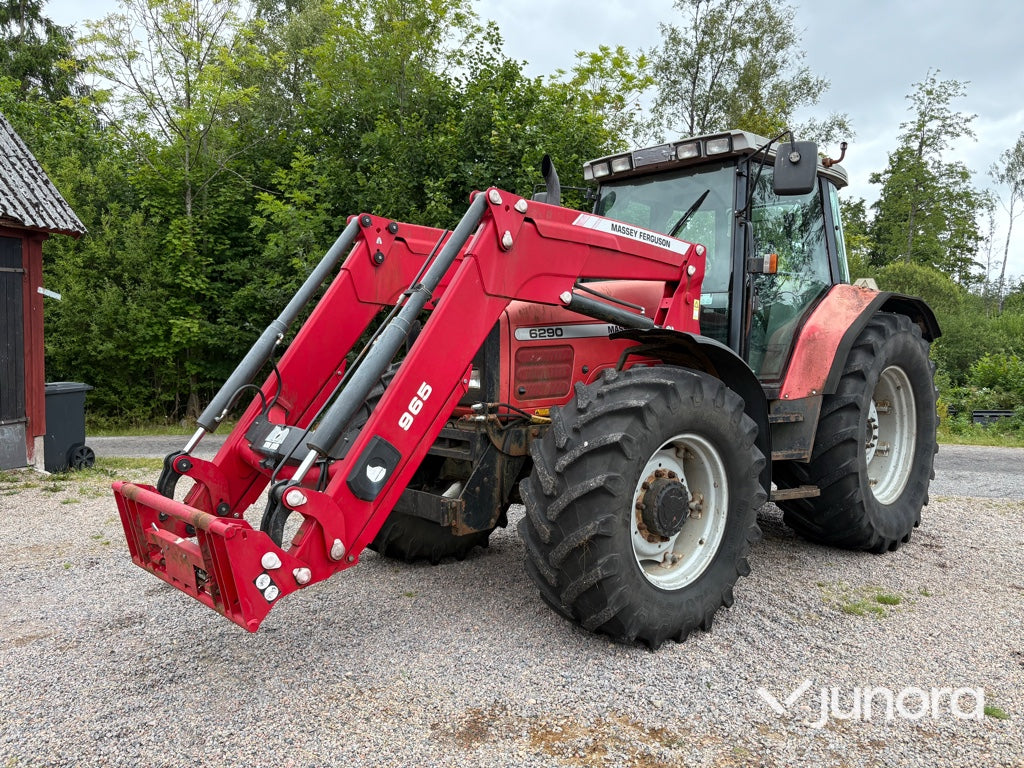 Traktor med lastare - Massey Ferguson 6290