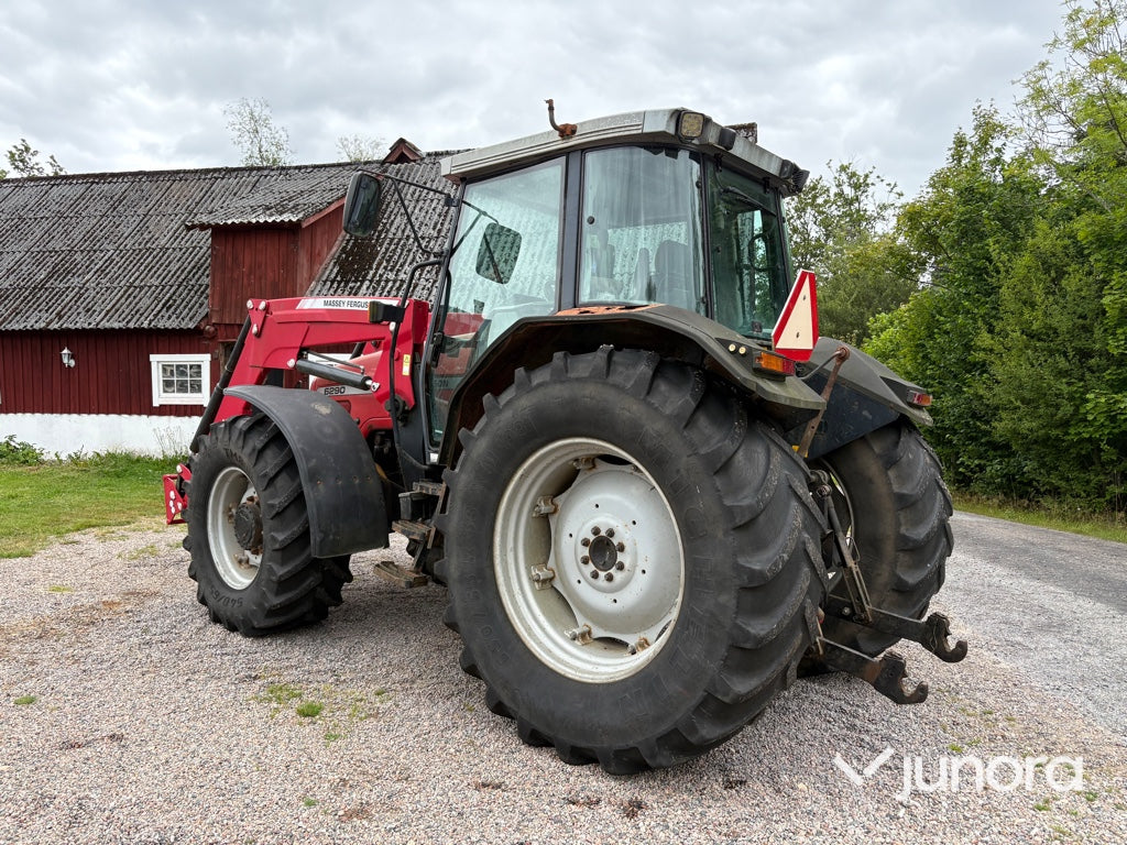 Traktor med lastare - Massey Ferguson 6290