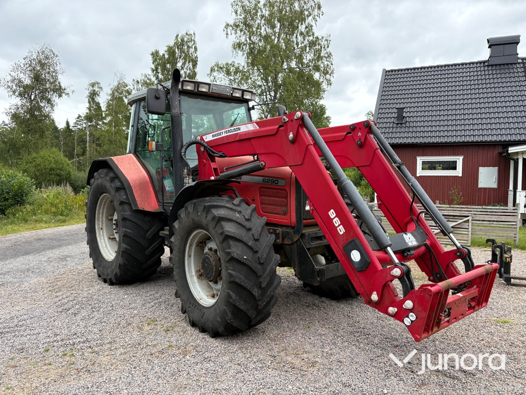 Traktor med lastare - Massey Ferguson 6290