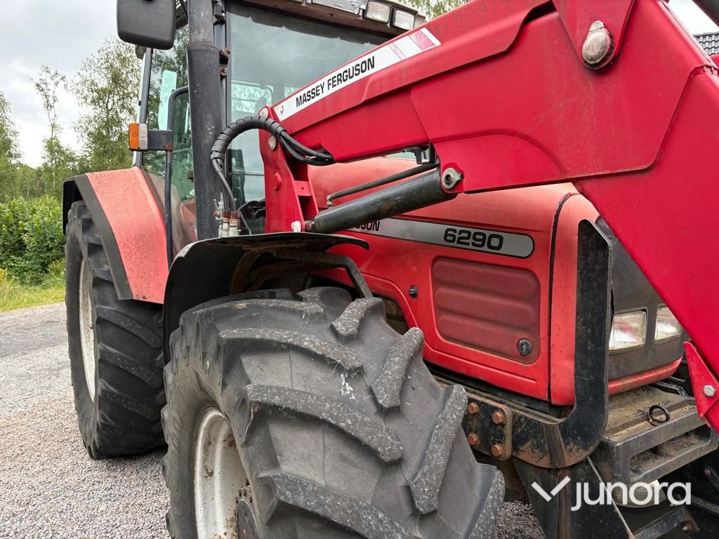 Traktor med lastare - Massey Ferguson 6290