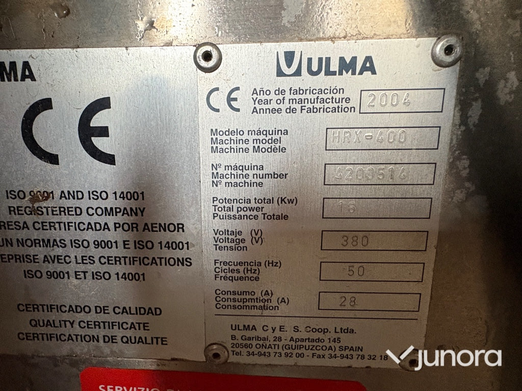Krympfilmstunnel – ULMA HRX 400