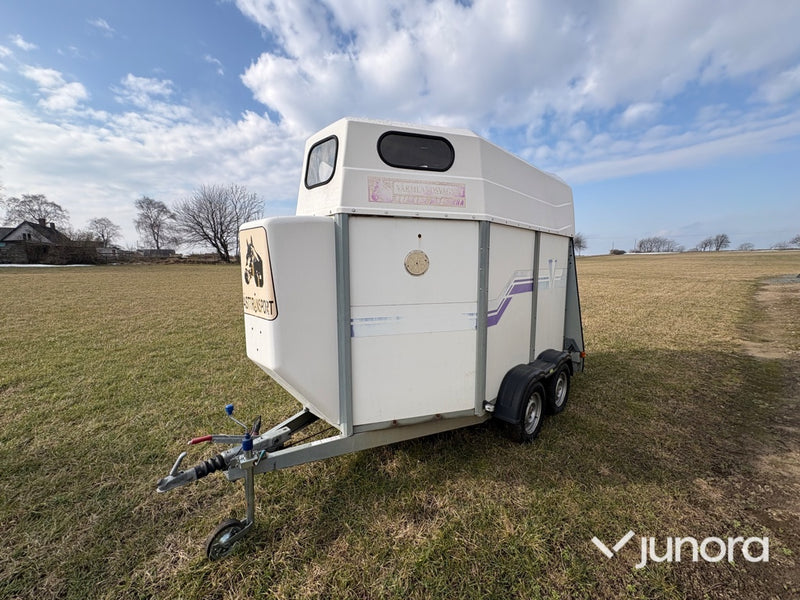 Hästtransport - Värmlansvagnen,  H2-1360B, Boggie