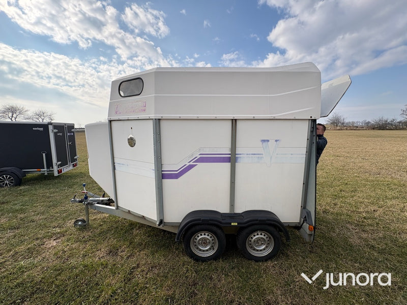 Hästtransport - Värmlansvagnen,  H2-1360B, Boggie