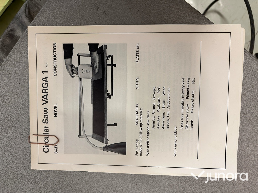 Hobby svarv Varga Circular Saw VA 1