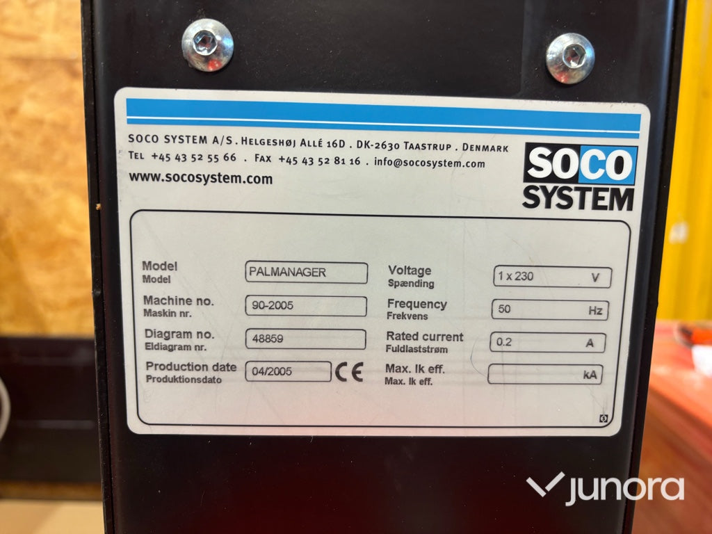 Pallmagasin - SOCO System, PalManager