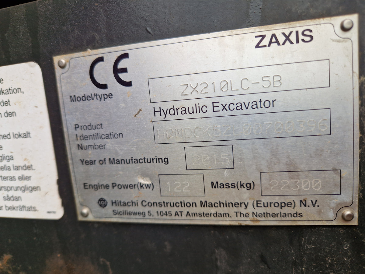 Grävmaskin - Hitachi, Zaxis 210 LC