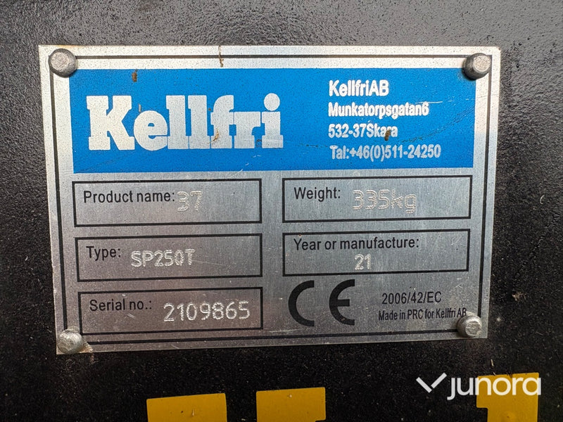 Snöplog - Kellfri SP250T