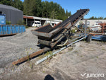 Hydraulisk grusband/transportband