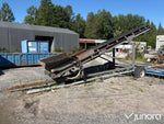 Hydraulisk grusband/transportband
