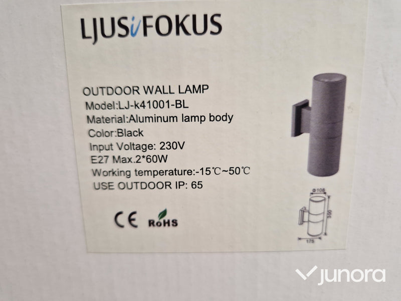 Fasadbelysning Led e 27 buld 10 st nya Upp/down Jumbo